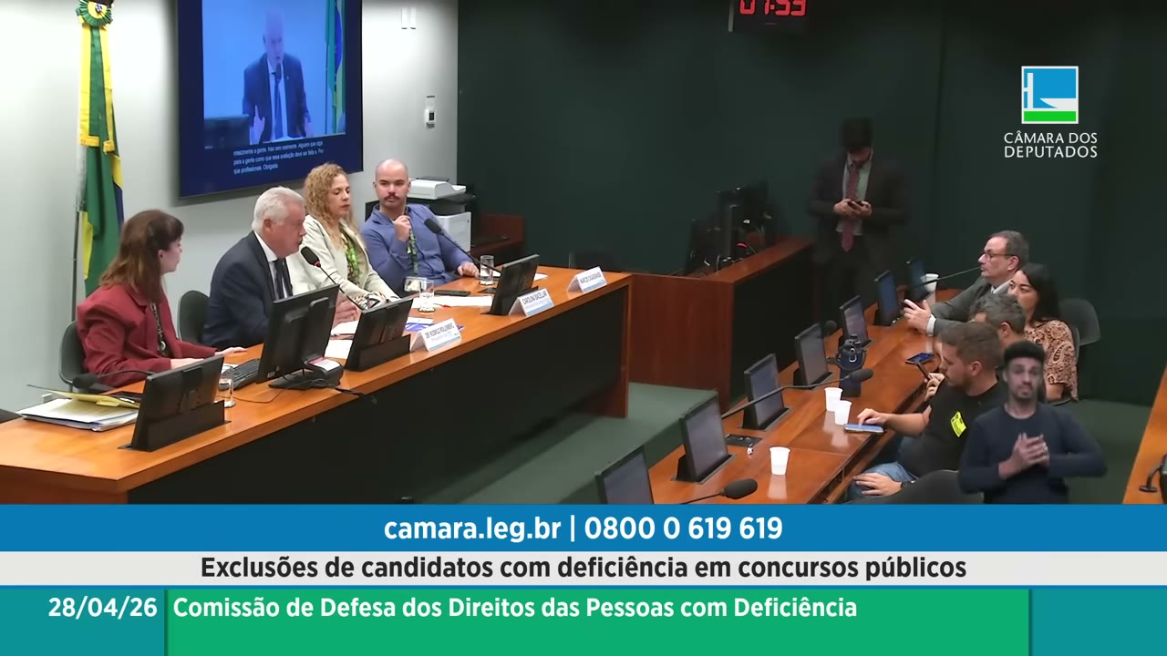 Vídeo do evento em 1:03:29