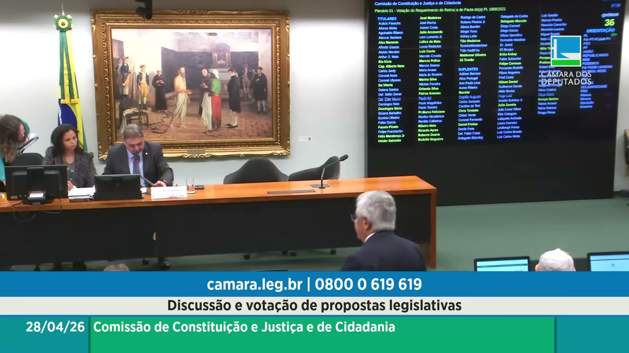 Vídeo do evento em 1:19:01