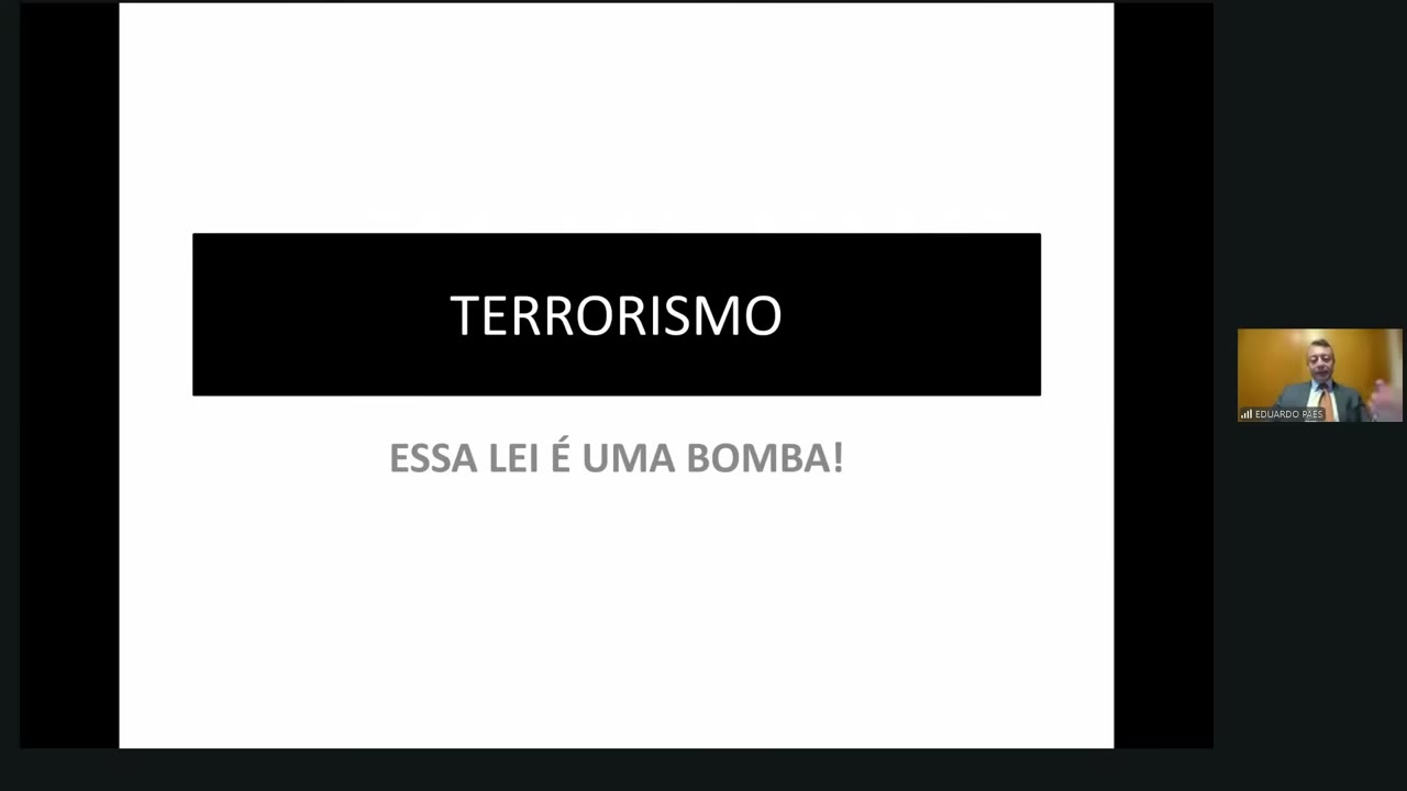 Vídeo do evento em 1:48:55