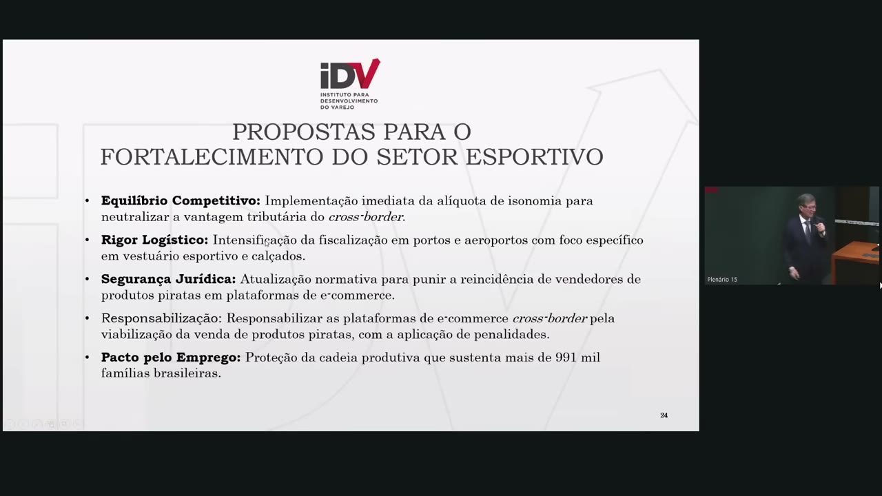 Vídeo do evento em 1:02:46