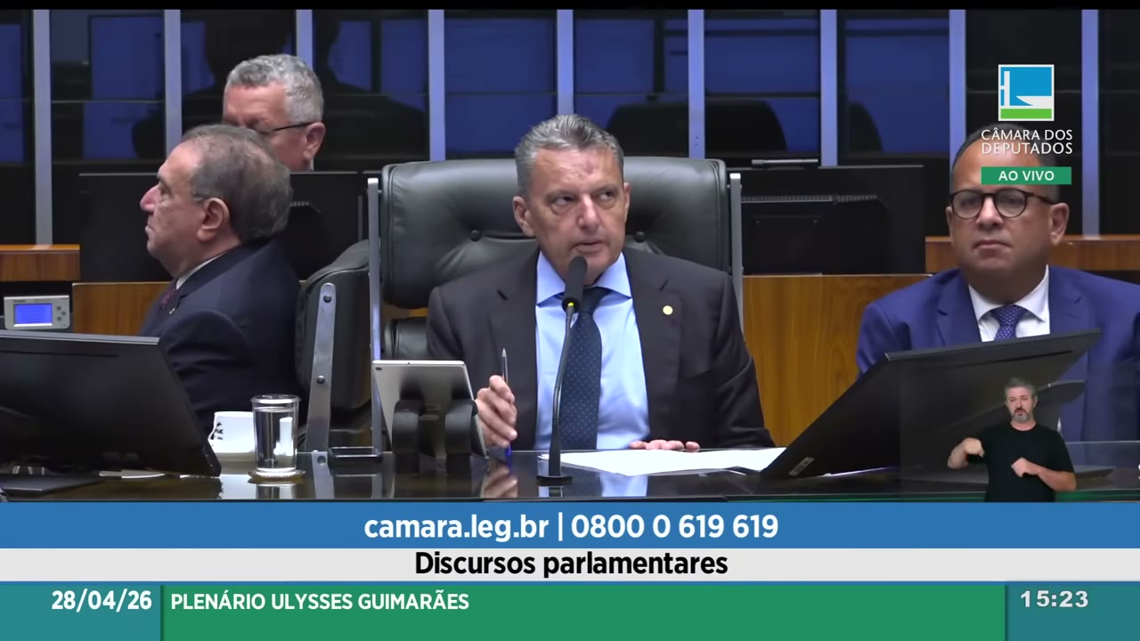 Vídeo do evento em 1:18:29