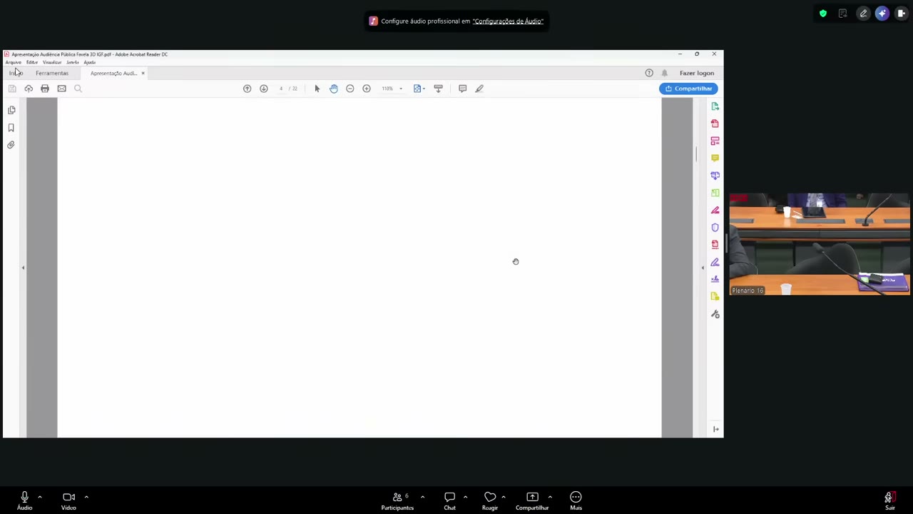 Vídeo do evento em 6:19