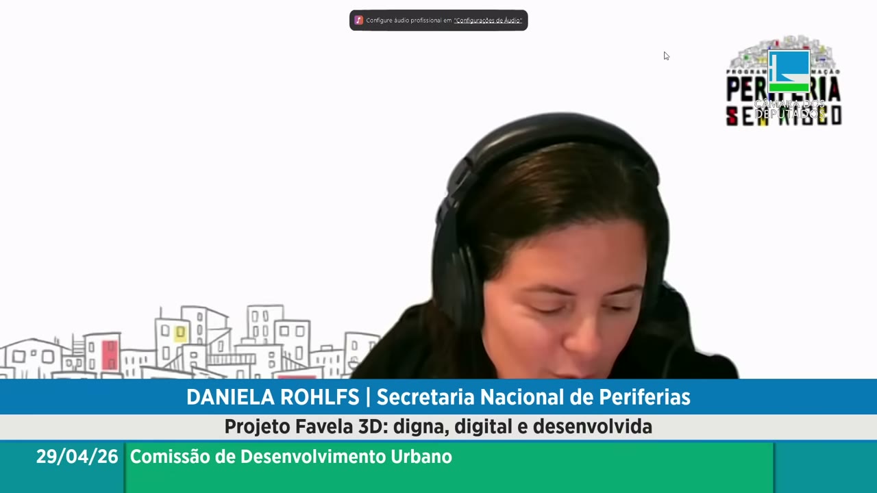 Vídeo do evento em 57:47