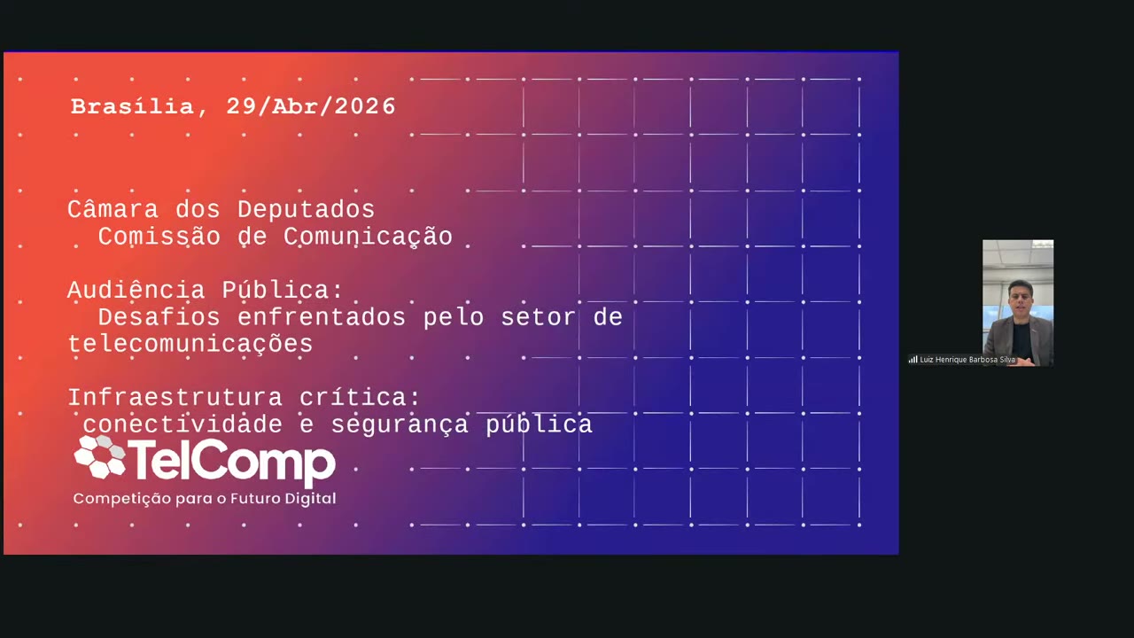 Vídeo do evento em 59:30