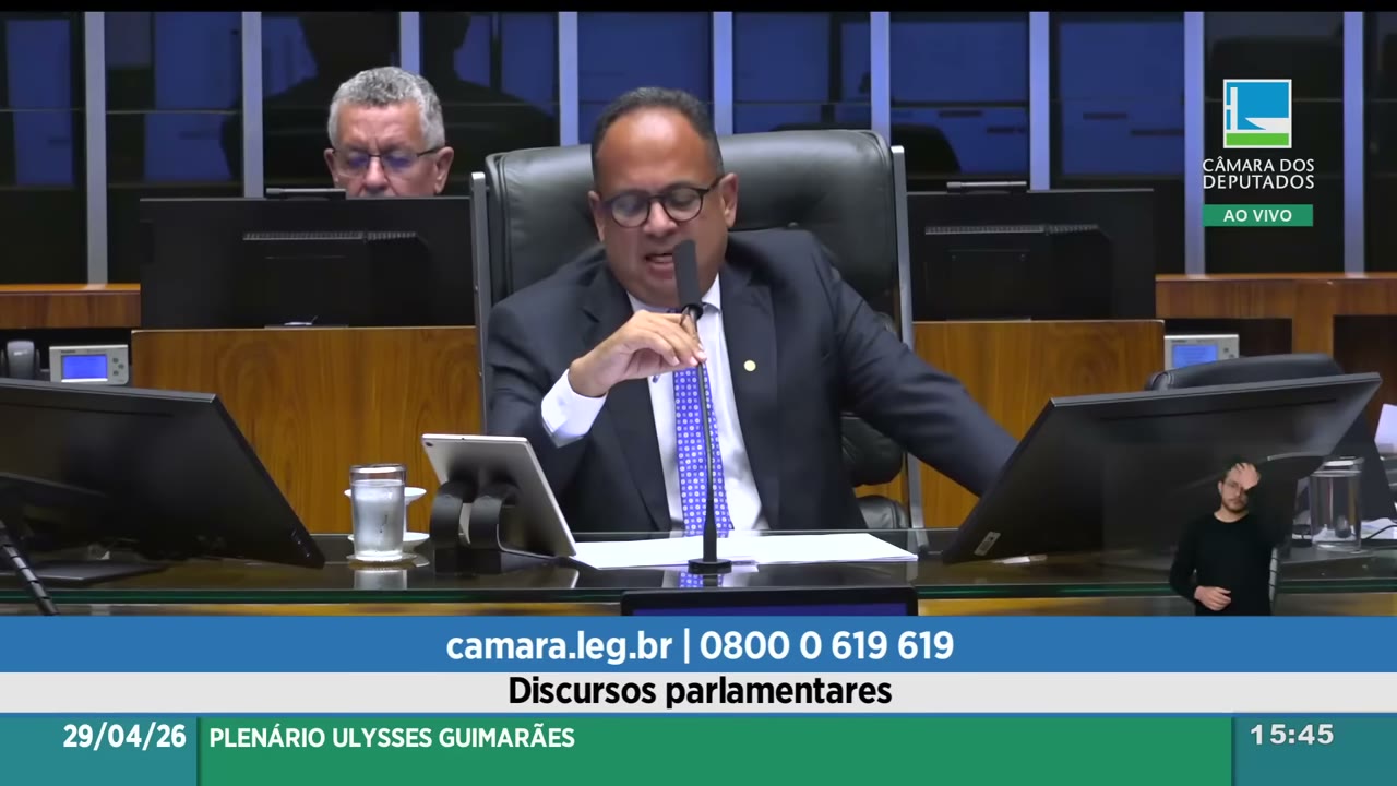 Vídeo do evento em 1:46:47