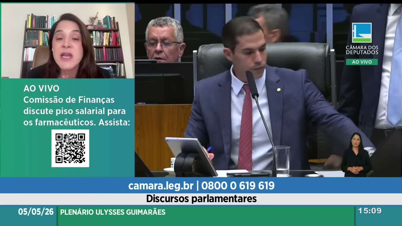 Vídeo do evento em 1:00:32