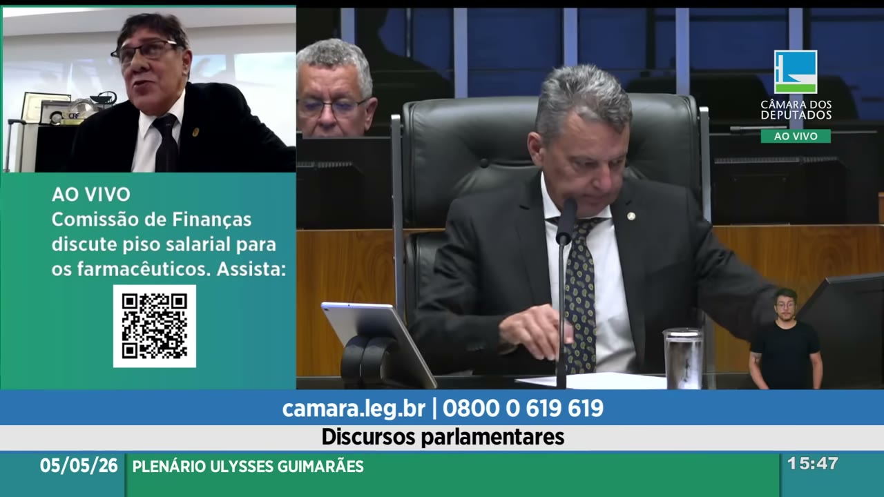 Vídeo do evento em 1:39:00