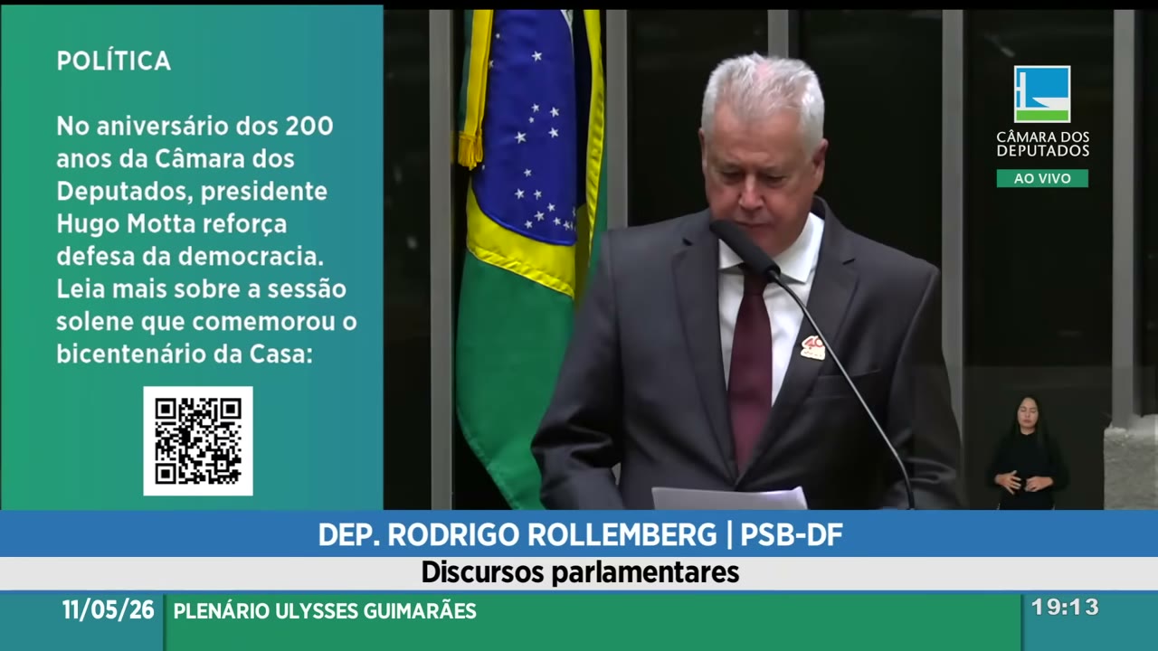 Vídeo do evento em 1:07:13