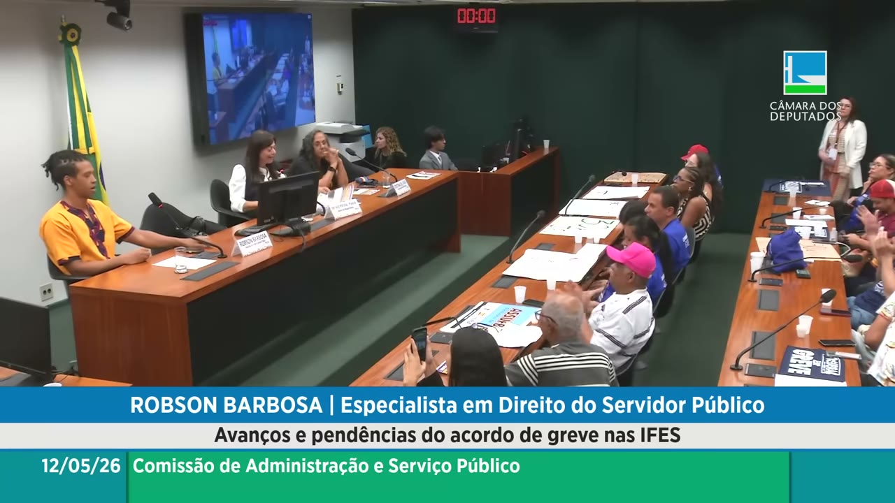 Vídeo do evento em 1:24:27