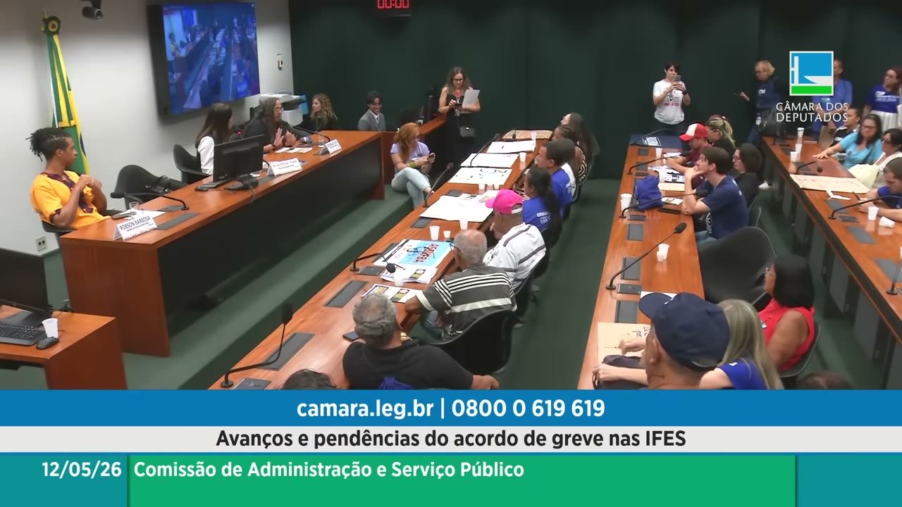 Vídeo do evento em 1:46:43