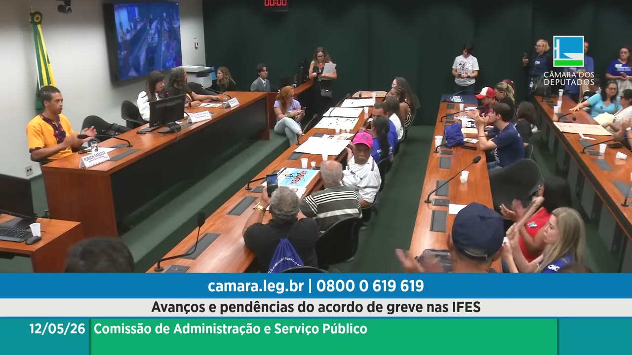 Vídeo do evento em 1:47:09