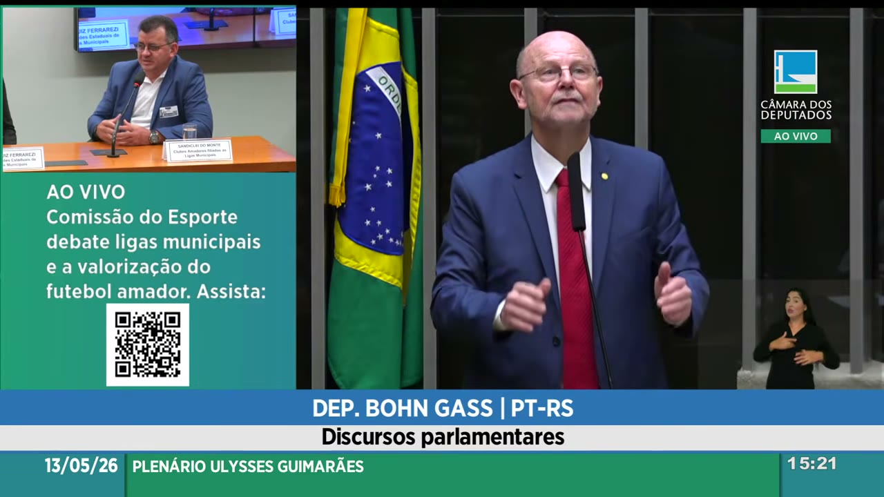 Vídeo do evento em 1:13:16