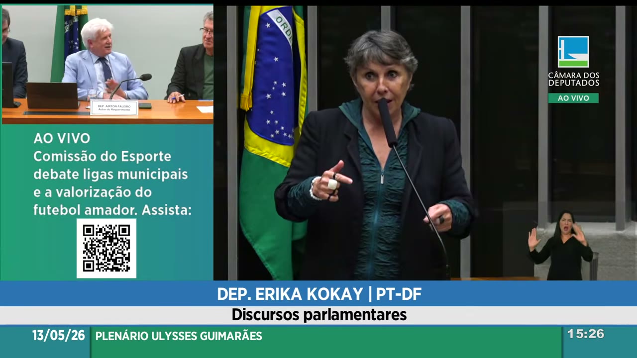 Vídeo do evento em 1:15:44