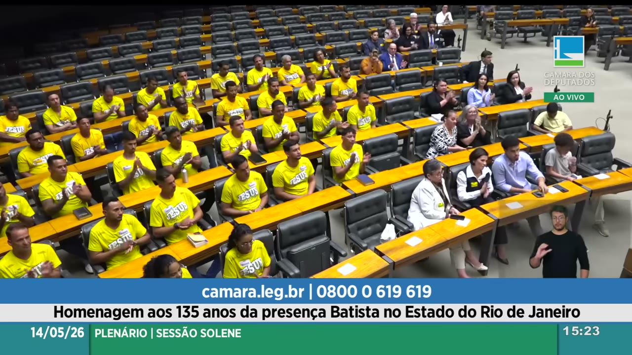 Vídeo do evento em 1:07:02