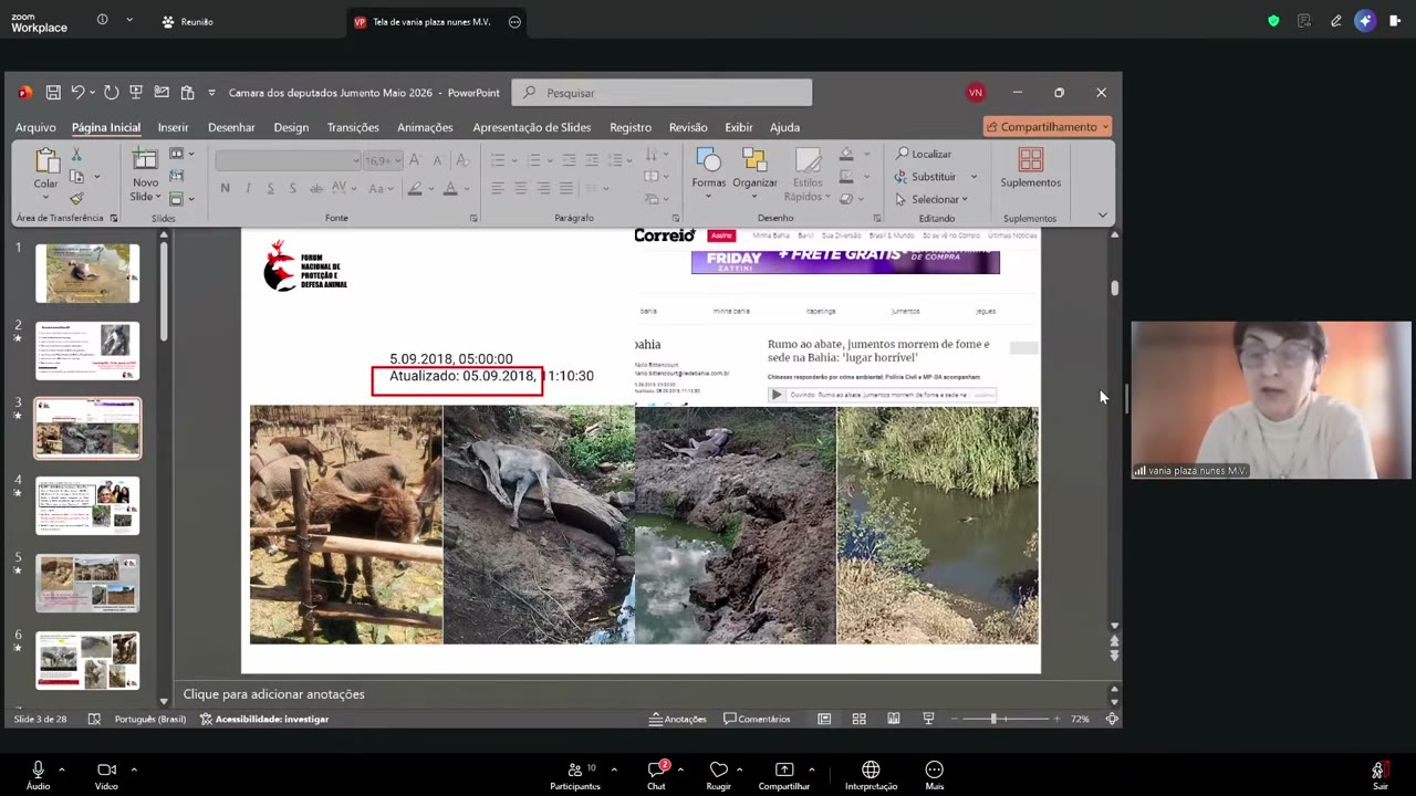 Vídeo do evento em 1:06:47