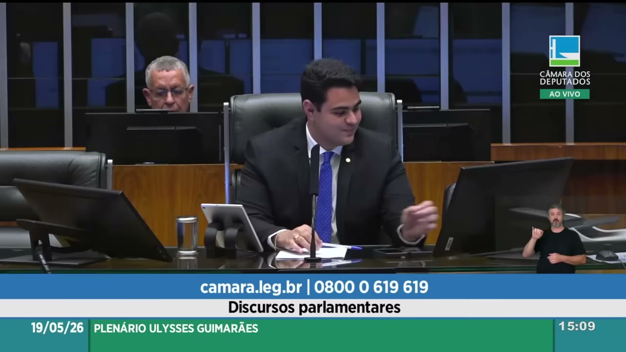 Vídeo do evento em 1:13:09