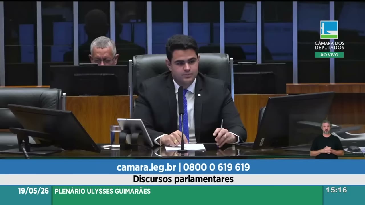 Vídeo do evento em 1:19:22