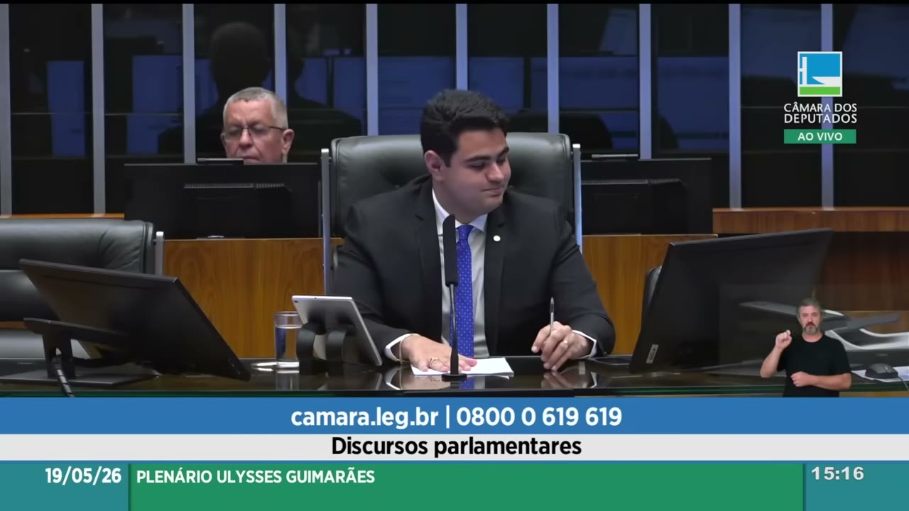 Vídeo do evento em 1:19:26