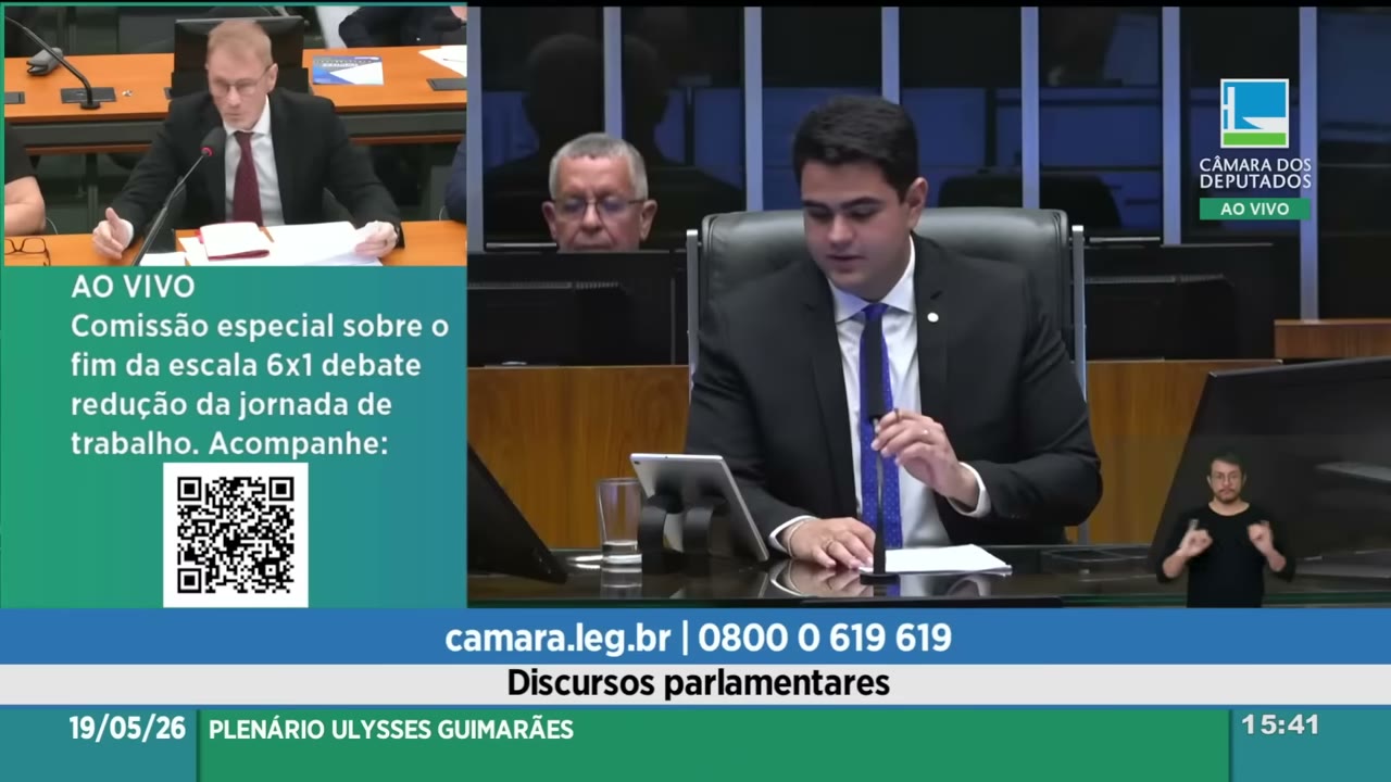 Vídeo do evento em 1:44:32