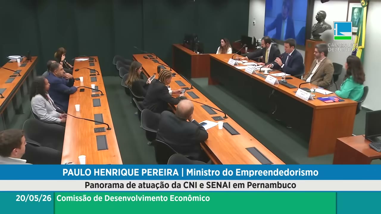 Vídeo do evento em 1:09:34