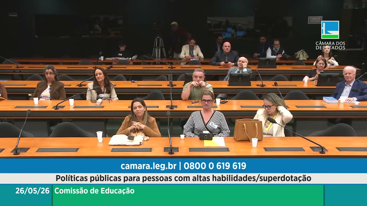 Vídeo do evento em 1:18:25