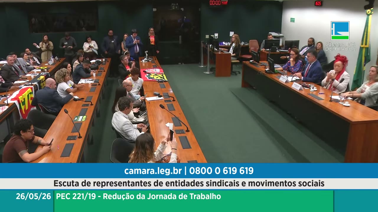 Vídeo do evento em 1:15:38