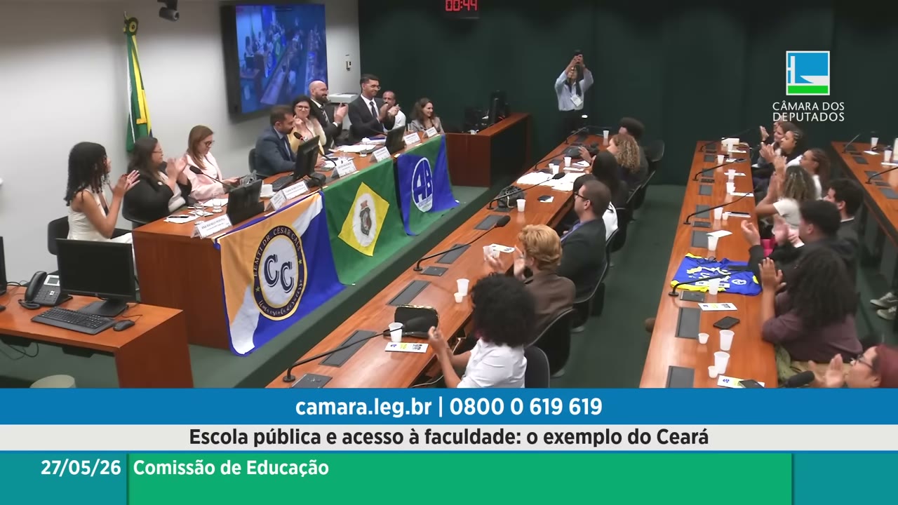 Vídeo do evento em 1:50:18