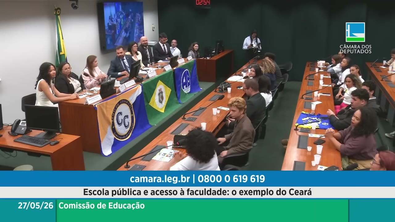 Vídeo do evento em 1:53:34