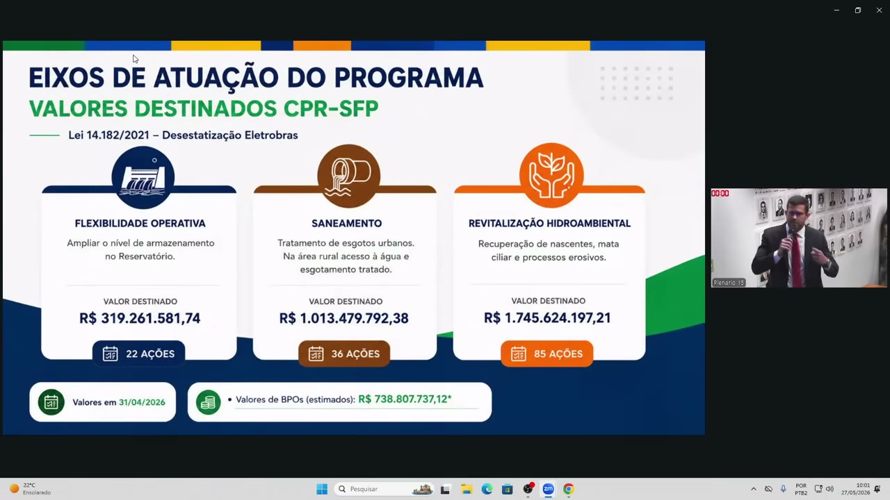 Vídeo do evento em 25:51