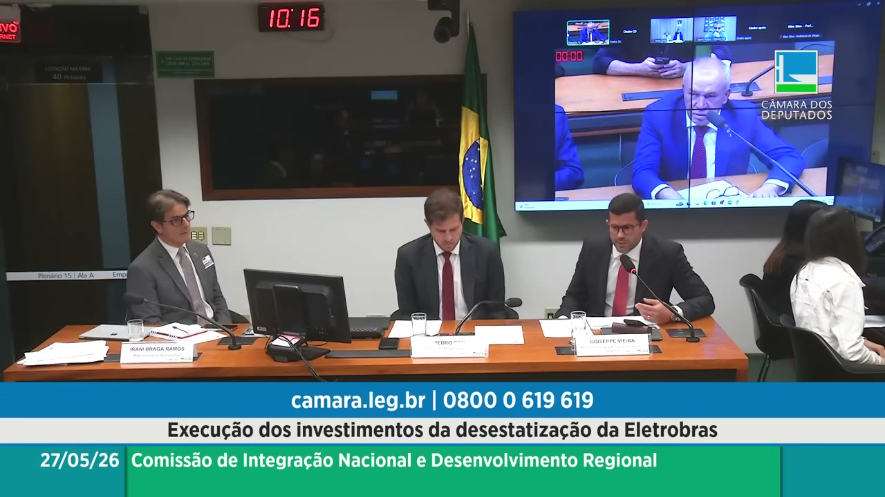Vídeo do evento em 40:03