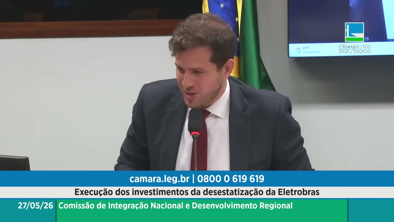 Vídeo do evento em 1:41:12