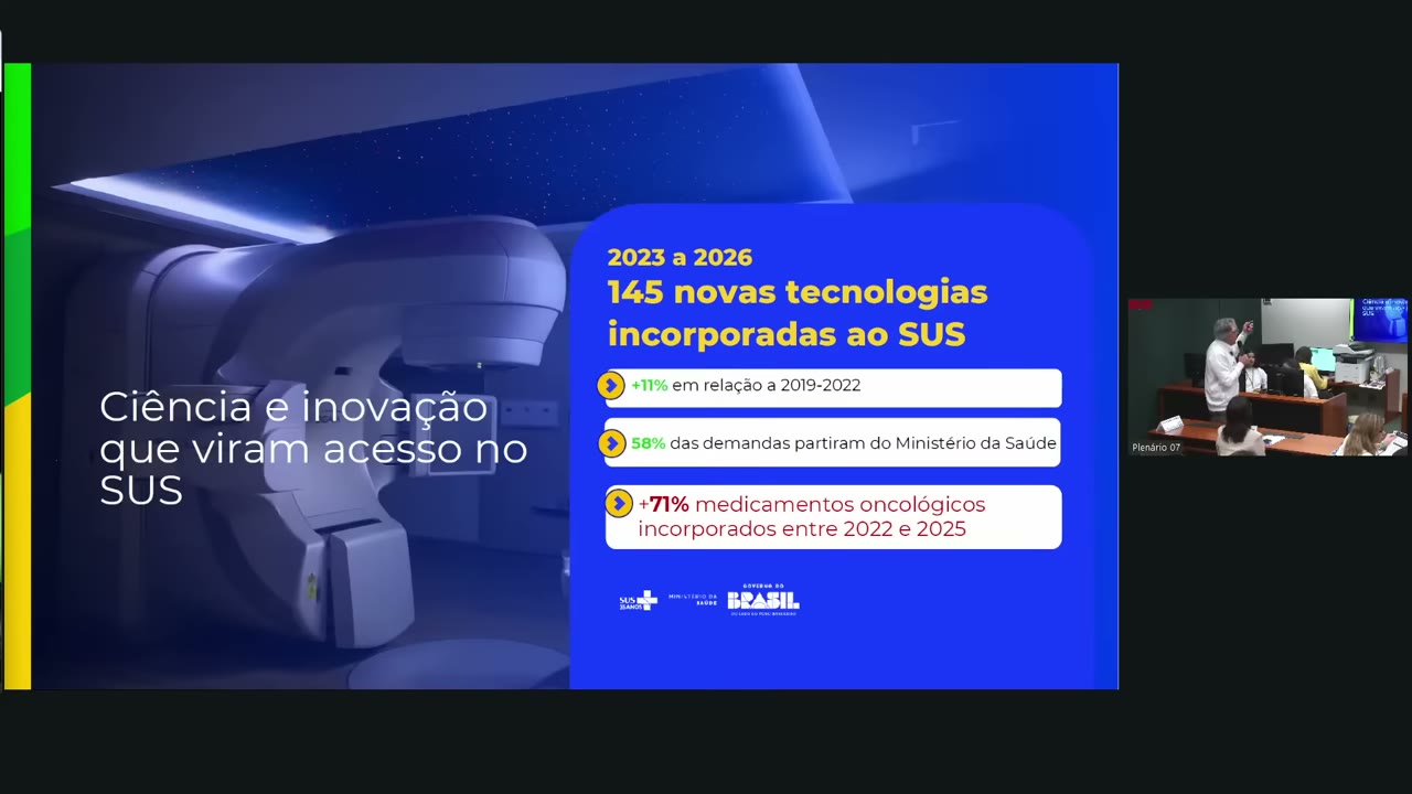 Vídeo do evento em 29:55