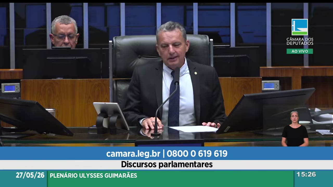 Vídeo do evento em 26:58