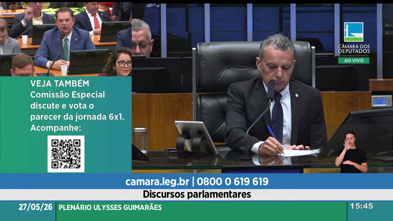 Vídeo do evento em 46:02