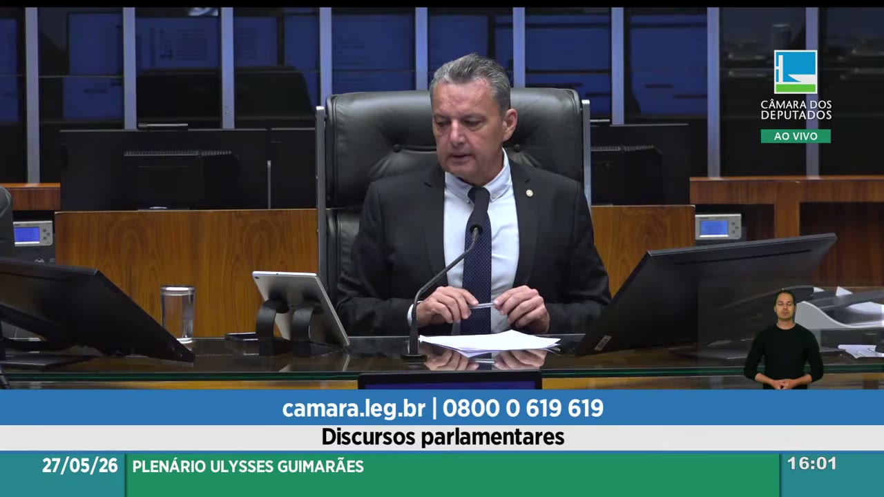 Vídeo do evento em 1:01:21