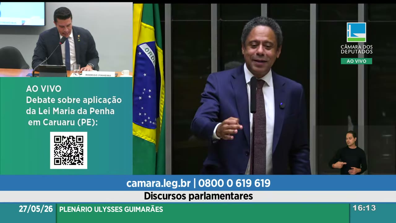 Vídeo do evento em 1:13:27