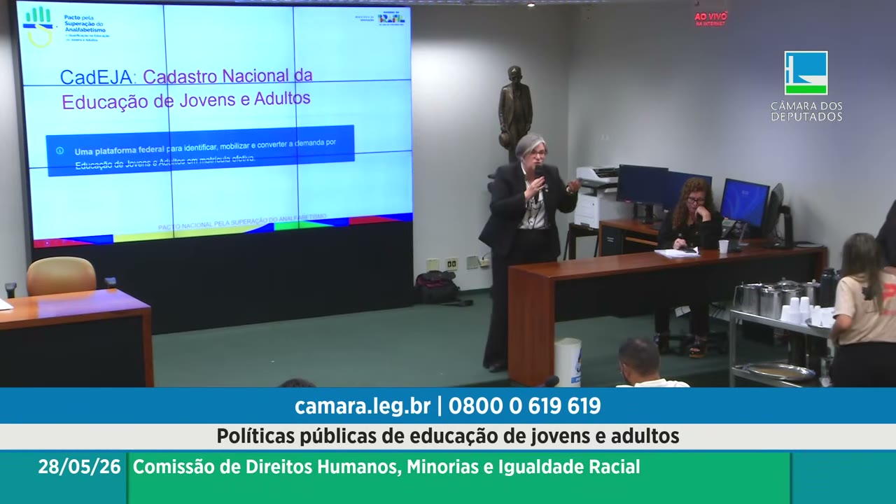 Vídeo do evento em 1:10:13