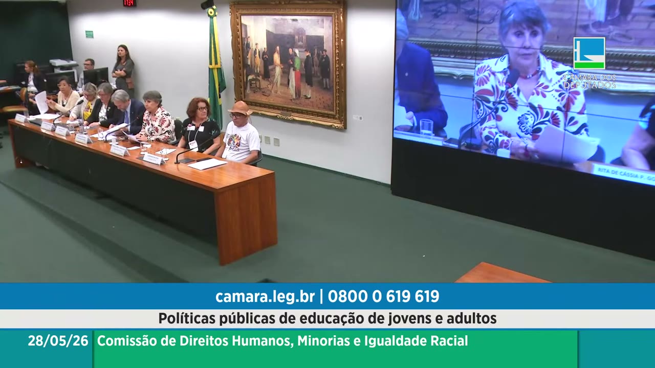 Vídeo do evento em 1:36:59