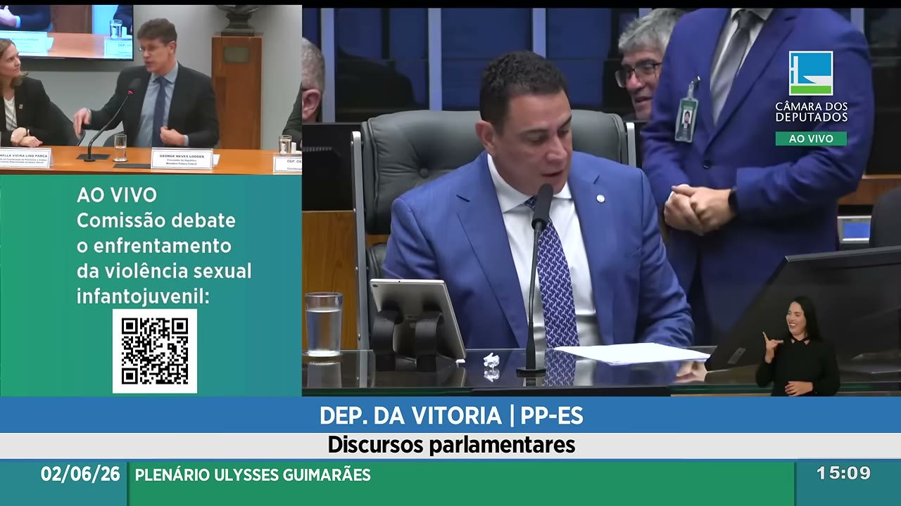 Vídeo do evento em 1:08:58