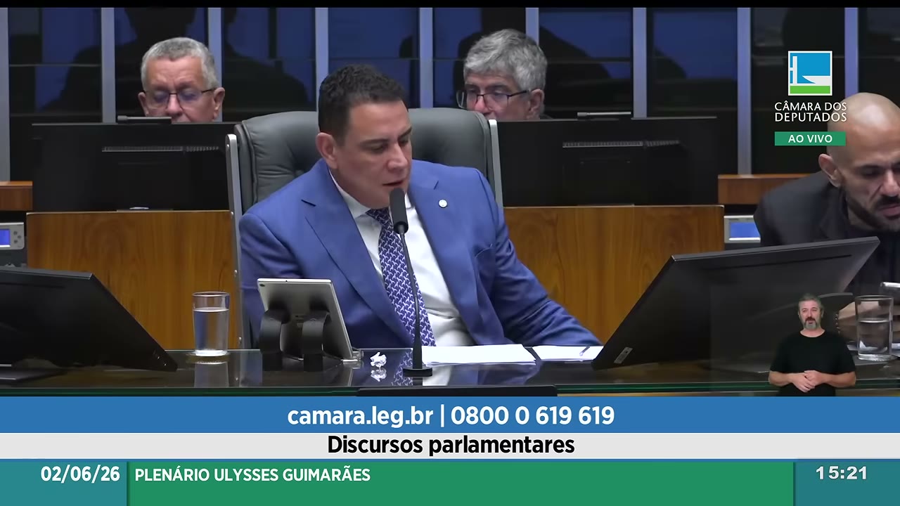 Vídeo do evento em 1:21:15