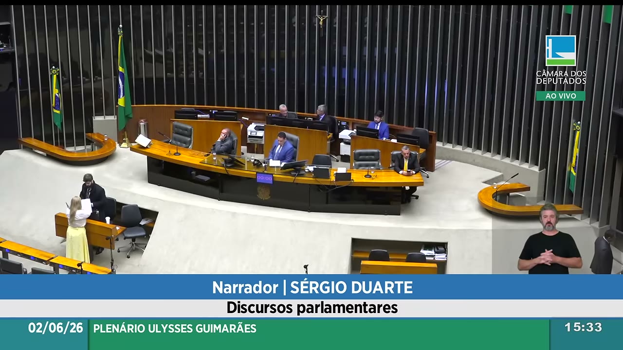 Vídeo do evento em 1:33:08
