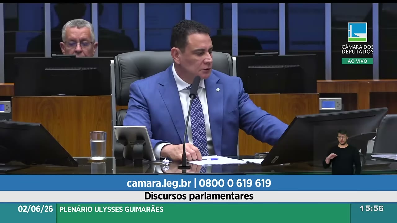 Vídeo do evento em 1:55:27