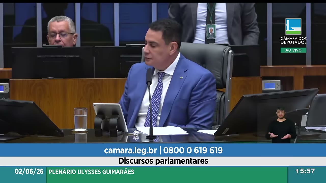 Vídeo do evento em 1:57:17