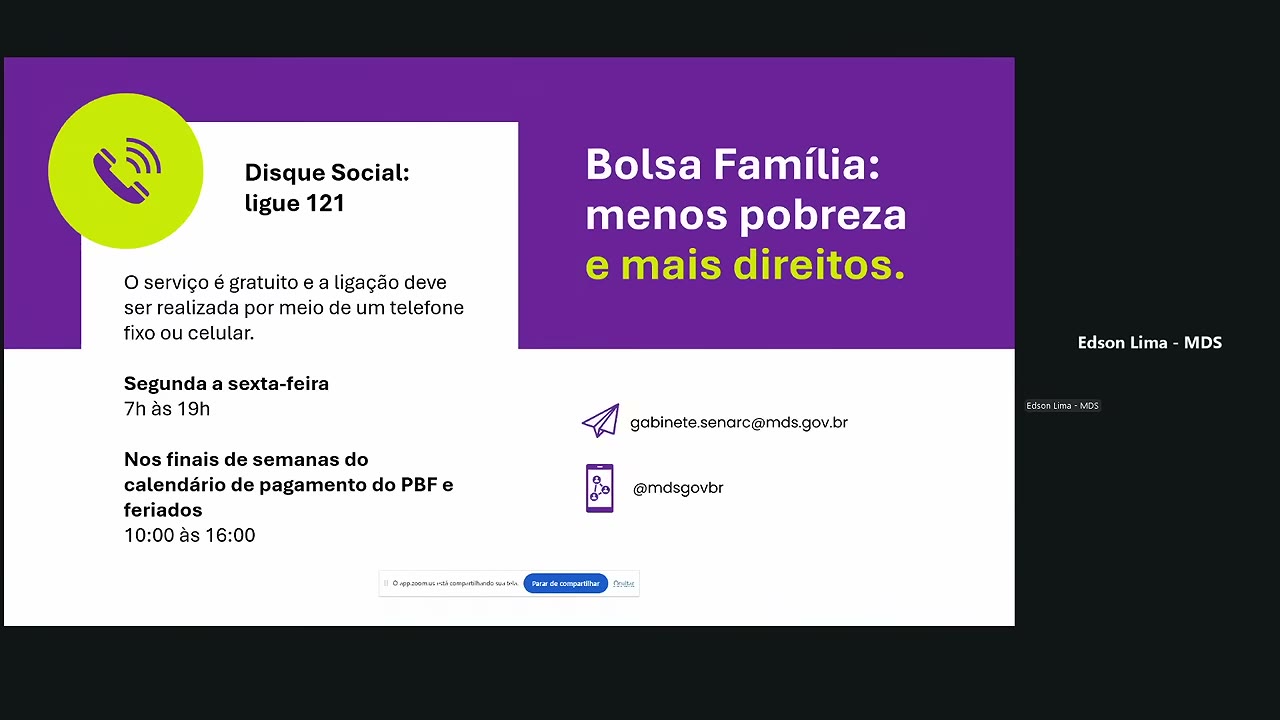 Vídeo do evento em 26:51