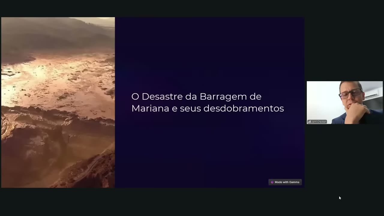 Vídeo do evento em 1:01:43