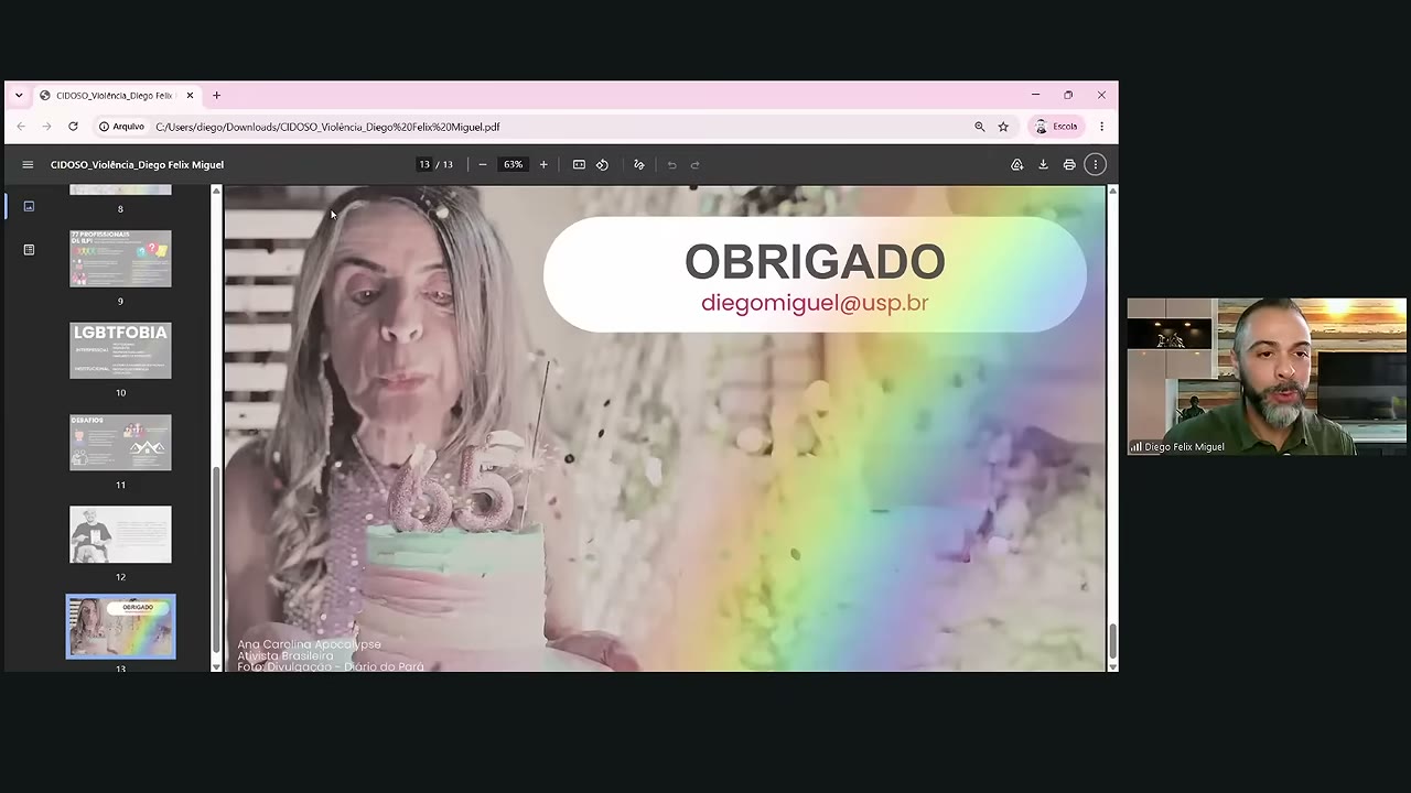 Vídeo do evento em 35:28