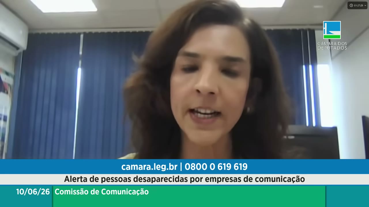 Vídeo do evento em 26:38
