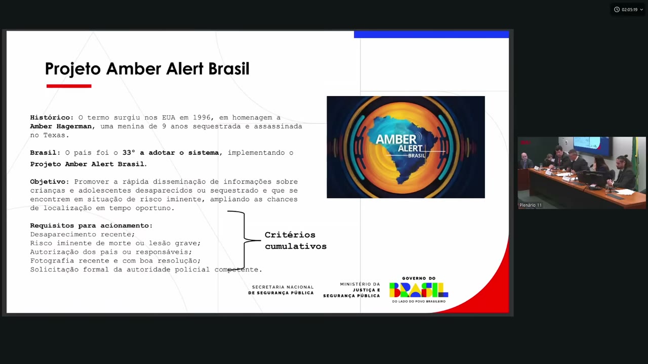 Vídeo do evento em 1:04:27