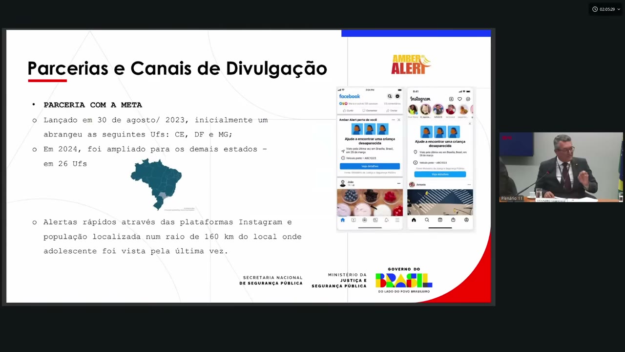 Vídeo do evento em 1:04:36
