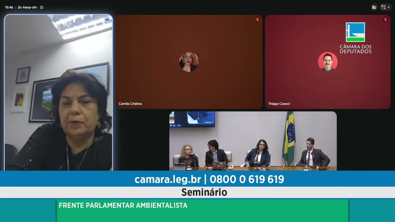 Vídeo do evento em 1:35:34